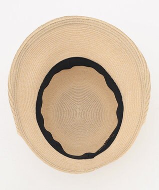 TOCCA 【UV99%以上カット・吸水速乾・抗菌防臭・洗える・サイズ調整可】EDGE UP BRAID HAT ハット ベージュ系