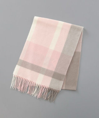 AURORA 【 LANVIN en Bleu （ランバン オン ブルー）】カシミヤチェックマフラー