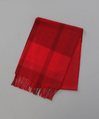 AURORA 【 LANVIN en Bleu （ランバン オン ブルー）】カシミヤチェックマフラー