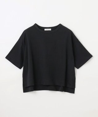 ANY L フライスワイドTシャツ ブラック