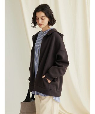 CRAFT STANDARD BOUTIQUE ポンチＺＩＰパーカー Charcoal Gray