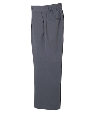 earth music&ecology ワンタックストレートパンツ Gray