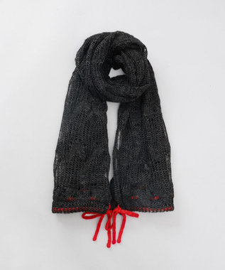 AURORA 【 ANNA SUI（アナ スイ）】リボン付きセミストール(WASH)