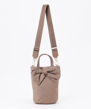 TOCCA 【泉里香さん着用】RIBBON KNOT NYLON MULTI BAG ナイロンマルチバッグ ベージュ系