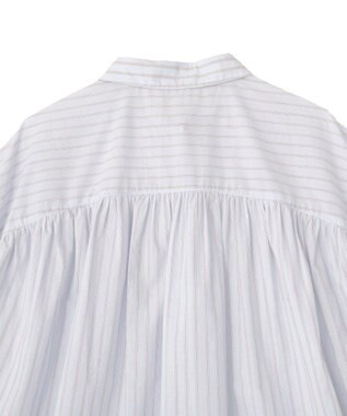 AMERICAN HOLIC 【先行予約】【WEB限定】ギャザーリボンスリーブ半袖シャツ Stripe