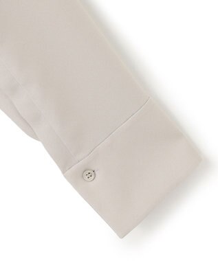 ICB L 【接触冷感・UVケア・速乾・洗える】FluidBackSatin スリットスリーブシャツ トープ系［WEB限定］