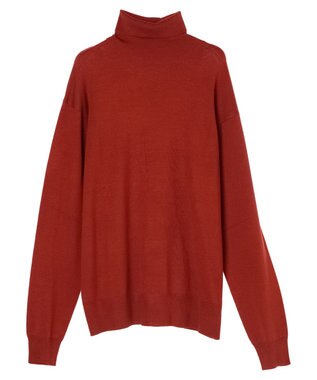 CRAFT STANDARD BOUTIQUE タートルネックニットプルオーバー Brick Red