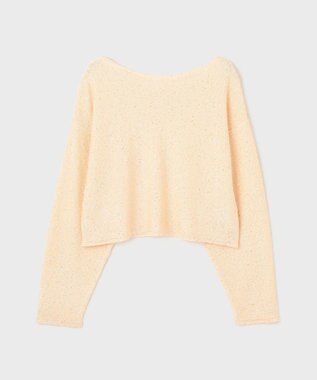 GRACE CONTINENTAL スパンコールヤーントップ ゴールド