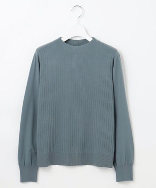 J.PRESS LADIES L 【洗える】VIGODA ニット グレイッシュグリーン系