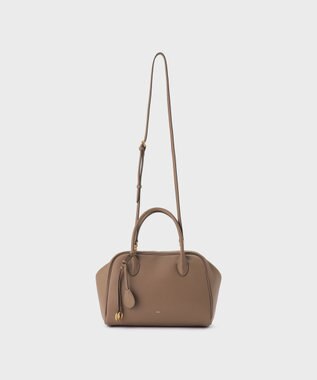 GRACE CONTINENTAL TOV MOU BAG S ブラウン