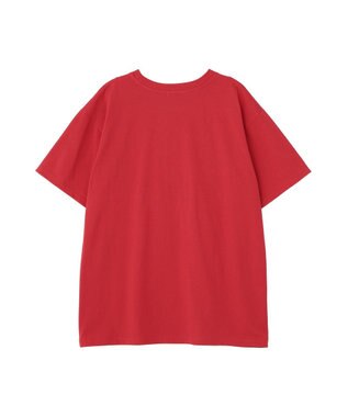 earth music&ecology アソートプリントＴシャツ Red