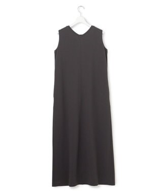 23区 L 【先行予約】ダブルフェイスジャージー Iラインワンピース グレー系