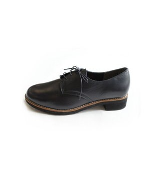 Pointer 本革軽量レースアップローファー ブラック