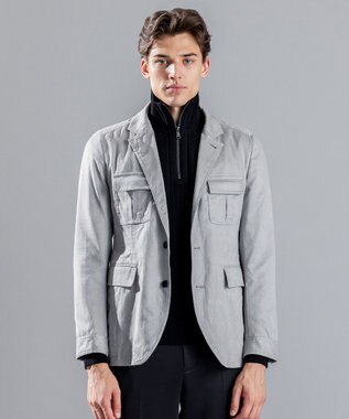JOSEPH HOMME コマスウェード フィールドジャケット ライトグレー系