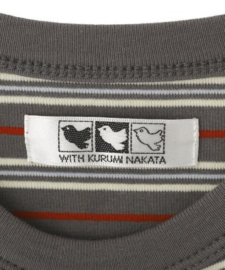 Green Parks ■ＷＩＴＨ　ＫＵＲＵＭＩ．Ｎ　ボーダーＴＥＥ Gray