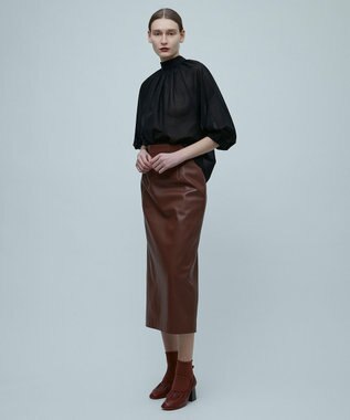 BEIGE， BAC / ドルマンブラウス Black