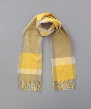 AURORA 【 LANVIN en Bleu （ランバン オン ブルー）】カシミヤチェックマフラー