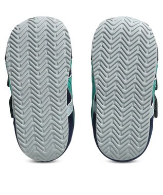 ASICS WALKING アイダホ BABY 5 ネイビーブルー×グリーン