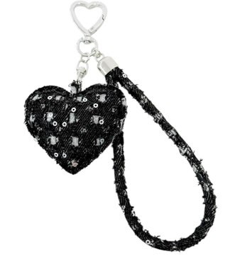 WEGO ハートデニムキーホルダー