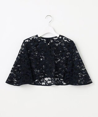 23区 L 【APPLAUDIR】マニフィークレースコンビ ドレス ネイビー系