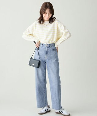 ANY コクーンボーダープルオーバー イエロー