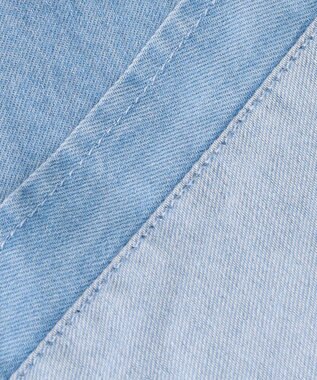 23区 S 【洗える】ライトダンガリー 2WAY シャツ ライトインディゴ