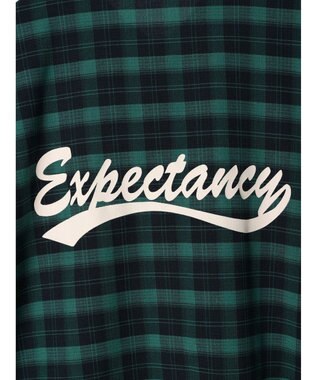 Green Parks ＥＧＯＩＳＴ　チェックロゴシャツチュニック Green