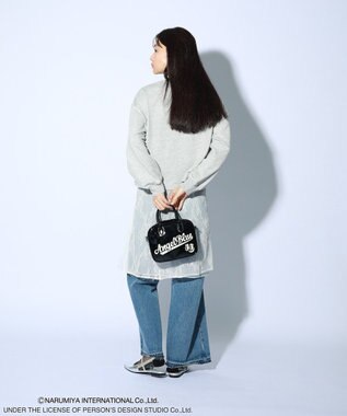 Green Parks ＡＮＧＥＬ　ＢＬＵＥ長袖ロゴ刺繍プルオーバー Gray