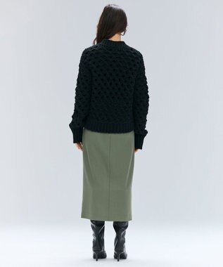 BEIGE， KOKOMO / ウールアルパカメッシュニット Black