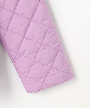 組曲 KIDS 【150-170㎝】マフラー付き中綿キルト アウター ラベンダー