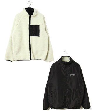 WEGO リバーシブルボアブルゾン ホワイト