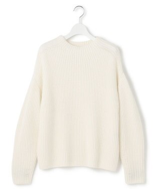 23区 【SLOW/一部店舗限定】ウールナイロン ニット ホワイト系