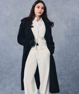 【滝沢眞規子さん着用/VERY掲載】MANTECOPureリバー フード ロングコート