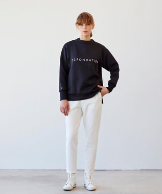 23区GOLF 【23Fondation/WOMEN】BASIC テーパードパンツ ホワイト系