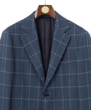 J.PRESS MEN 【KING SIZE】【NEWSTAGE】シルキーリファインドチェック ジャケット/総裏 ダルブルー系4
