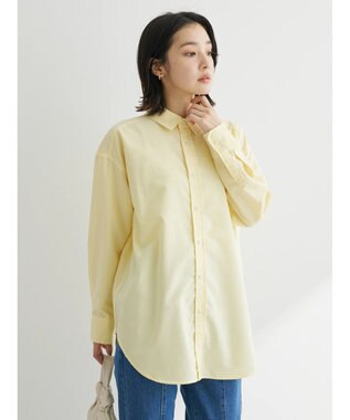 Green Parks オックス先染めシャツ Yellow
