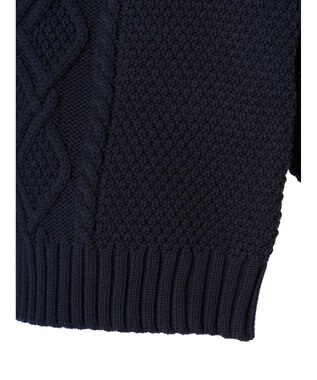 CRAFT STANDARD BOUTIQUE リサイクルポリエステルヘンリーネックプルオーバー Navy