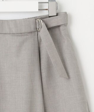 J.PRESS LADIES S 【セットアップ対応・洗える・UVケア・速乾】 OXIJEWELストレッチ スカート ライトグレー系