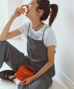 23区 S 【接触冷感/洗える】フレンチスリーブ IT TEE ホワイト系