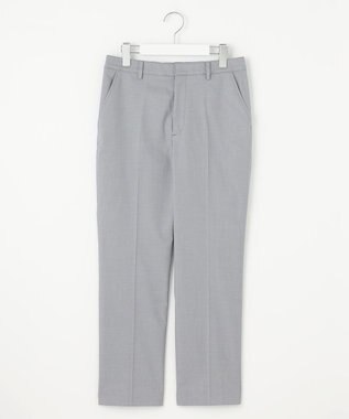 J.PRESS LADIES L 【セットアップ対応・洗える・撥水・防汚】コットンFITTYシャーク テーパード パンツ ライトグレー系