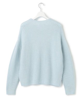 23区 【SLOW/一部店舗限定】ウールナイロン ニット サックスブルー系