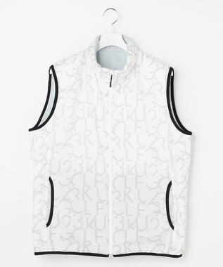 23区GOLF 【MEN】中綿リバーシブルベスト ライトグレー系