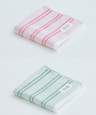 SHINTO TOWEL シマ ハンドタオル ダブル白地 2枚セット