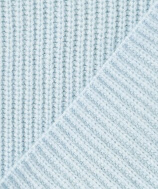 23区 【SLOW/一部店舗限定】ウールナイロン ニット サックスブルー系