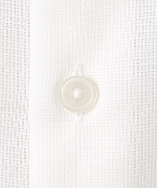 GOTAIRIKU 春夏向け/カラミ織【形態安定】SUMMERPREMIUMPLEATS_セミワイドカラー 半袖ドレスシャツ(26年限定モデル) 26年限定色/ホワイト×カラミ織