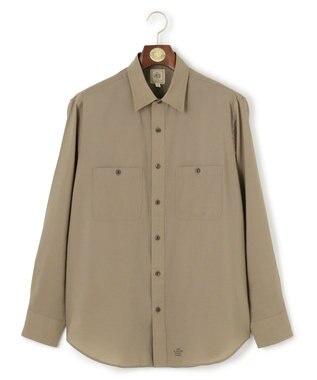 J.PRESS MEN 濡れを寄せ付けずアクティブな着心地【撥水 / ウォッシャブル】デューエイトレギュラーカラーシャツ ベージュ系