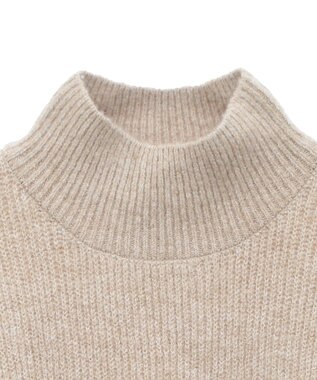 Green Parks ａ．布帛切り替えニットミニワンピース Beige