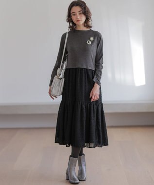 組曲 ノットデザインMINI バッグ シルバー系