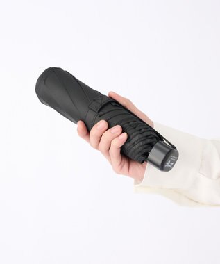 MOONBAT 【3秒でたためる傘/耐風】urawaza 無双(ウラワザ ムソウ)  折りたたみ傘 無地  58cm ブラック