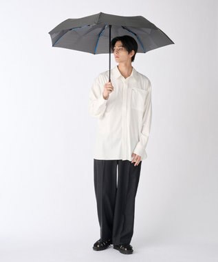 MOONBAT 【3秒でたためる傘/耐風】urawaza 無双(ウラワザ ムソウ)  折りたたみ傘 無地  58cm ブラック